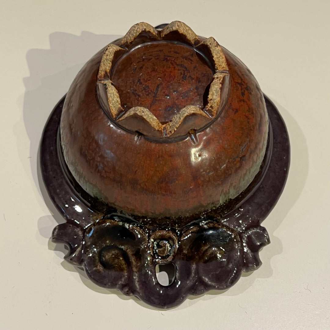 Purple Glazed Ceramic Creamer