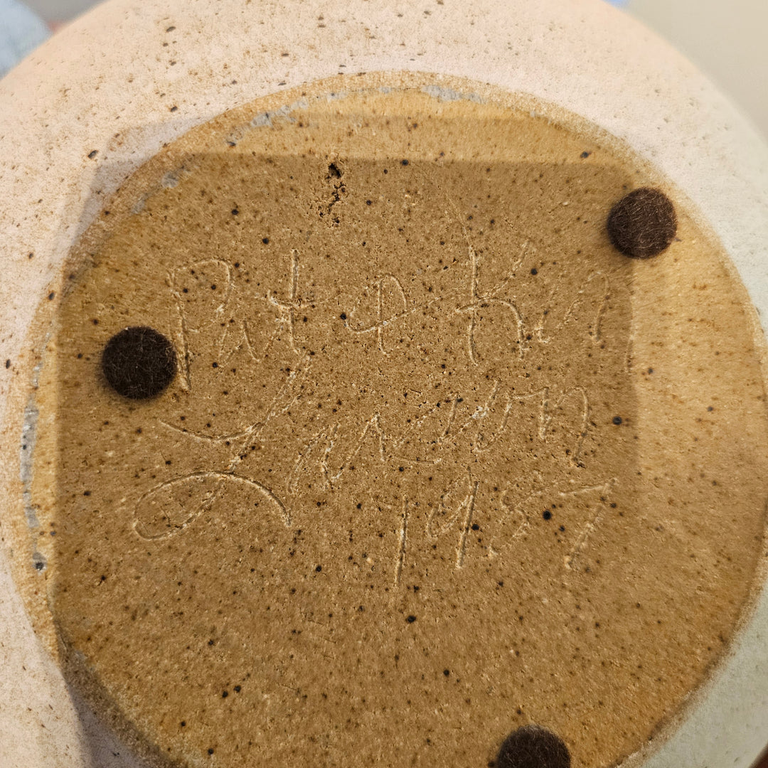 Large Pottery Vase w/ Bird Detail