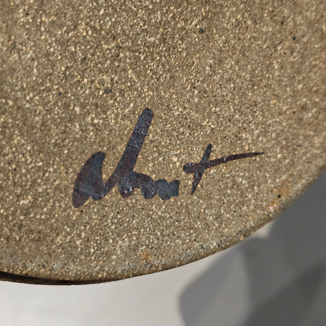 Signed Studio Pottery Bowl w/ Handles