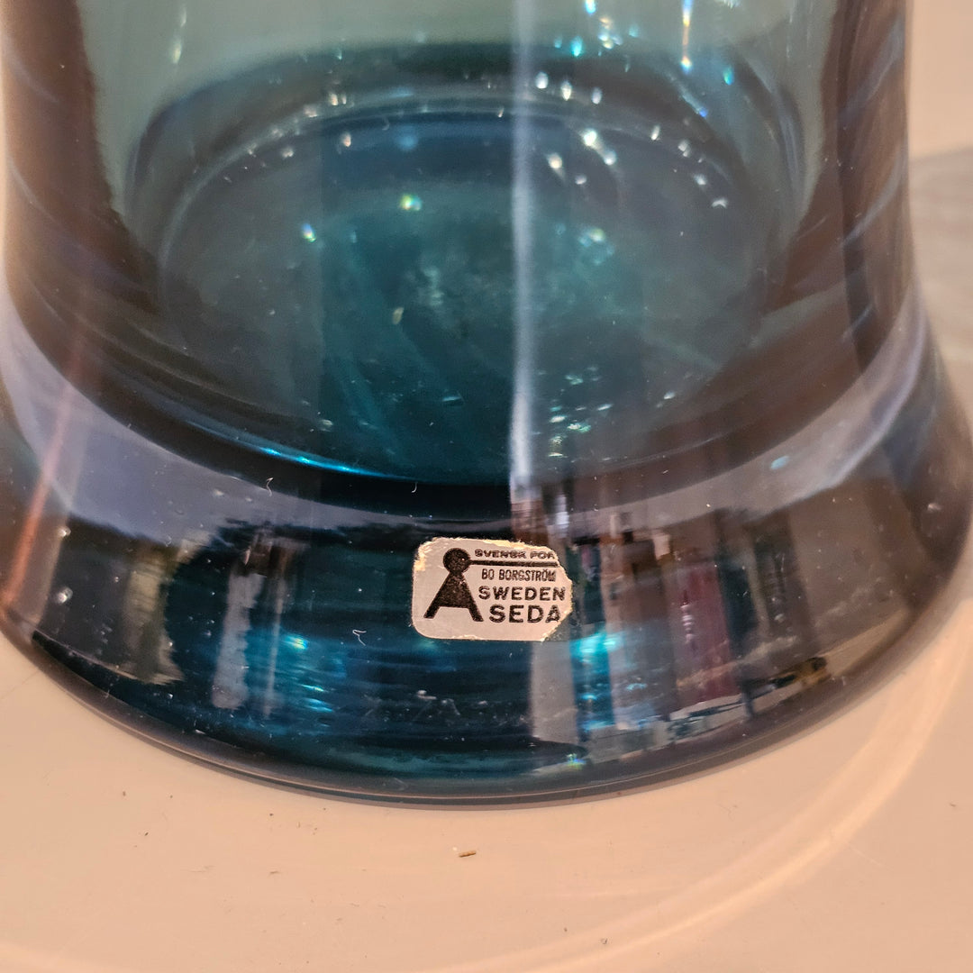 Bo Borgstrum Swedish Glass Vase