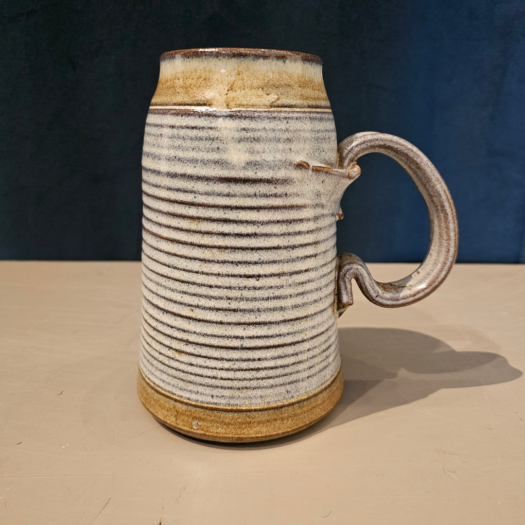 Signed Studio Pottery Beer Stein Mug