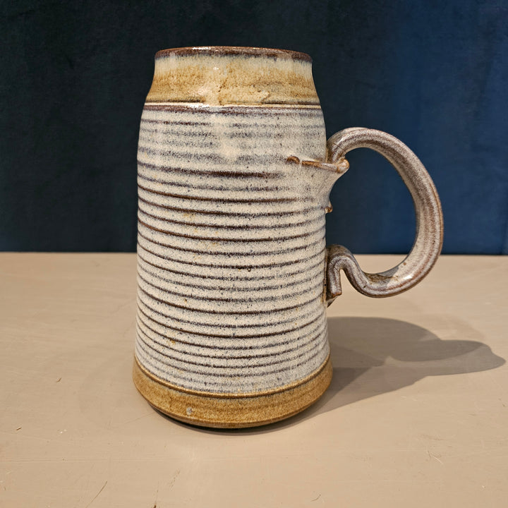 Signed Studio Pottery Beer Stein Mug