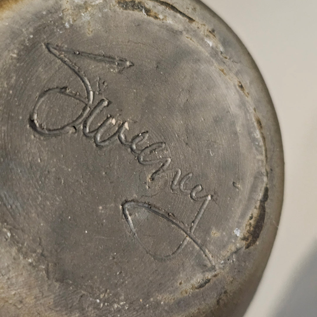 Raku Pottery Vase Artist - Sweeney