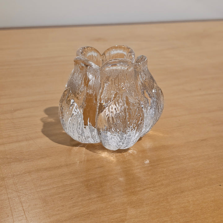 Kosta Boda Rosebud Crystal Votive Holder