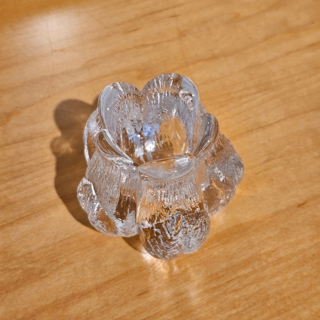 Kosta Boda Rosebud Crystal Votive Holder