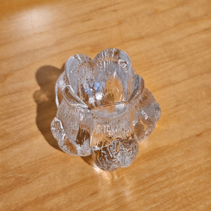 Kosta Boda Rosebud Crystal Votive Holder