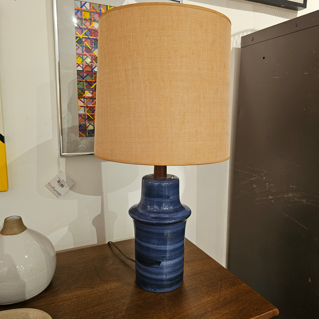 Marshall Studios Blue Ceramic Lamp