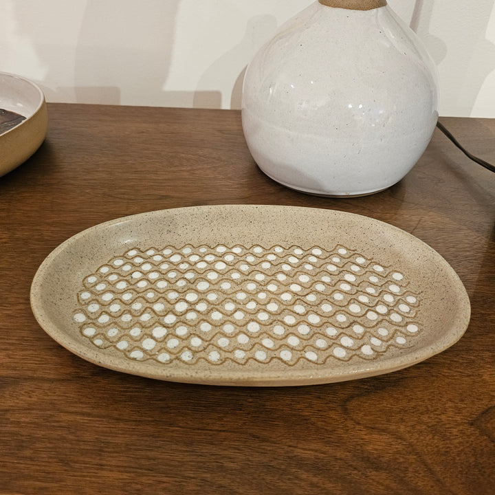 Martz Oval Ceramic Tray