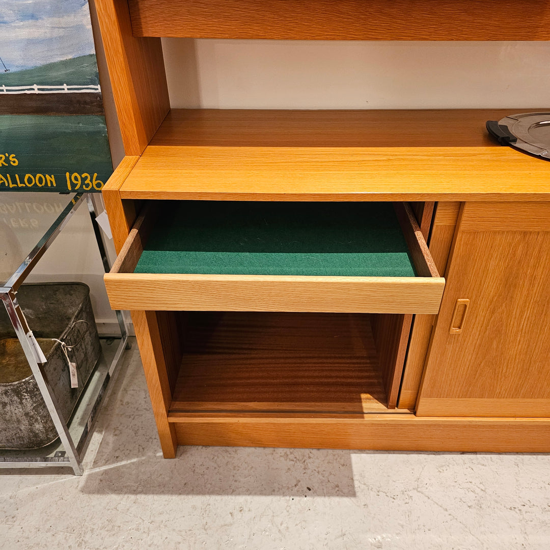 Danish Clausen & Søn Teak Lighted Hutch