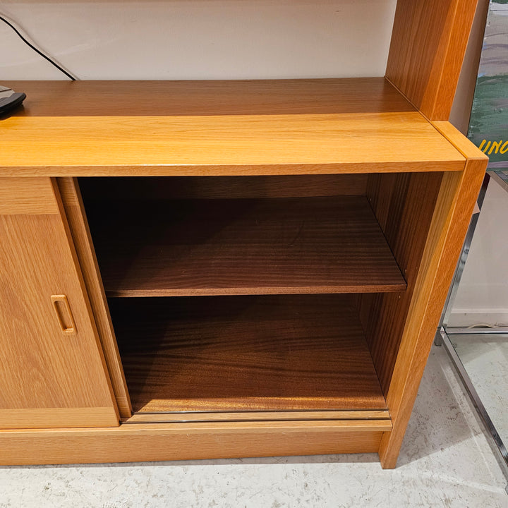 Danish Clausen & Søn Teak Lighted Hutch