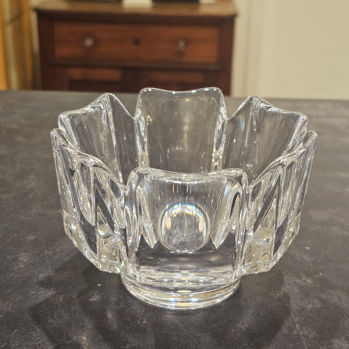 Orrefors 'Corona' Pattern Crystal Bowl