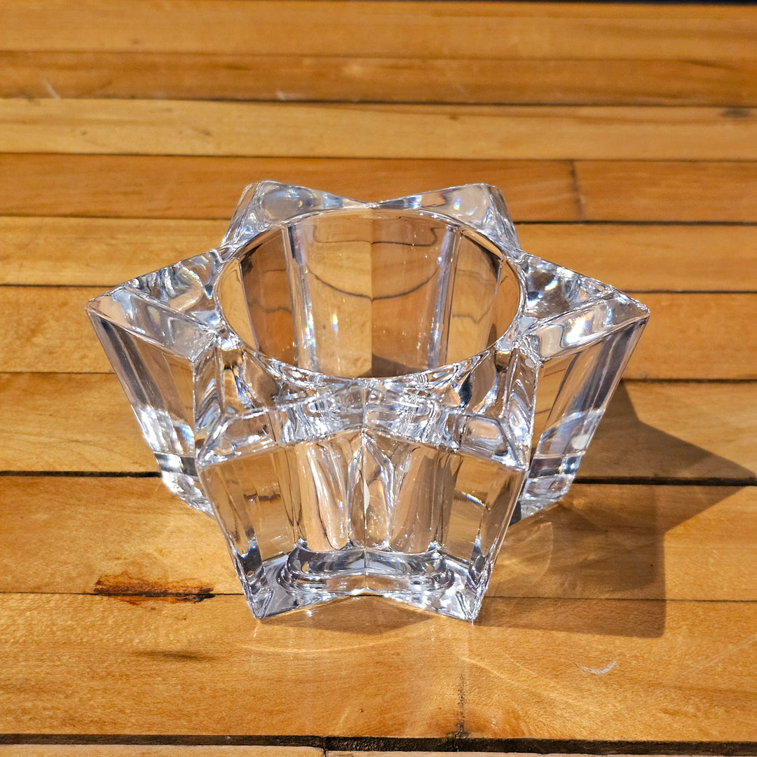 Crystal Star Shaped Votive Holder