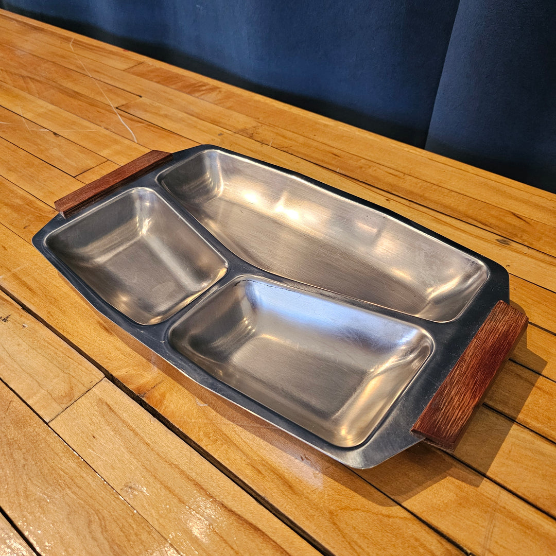 Divided Stainless Steel Tray (3 Sections)