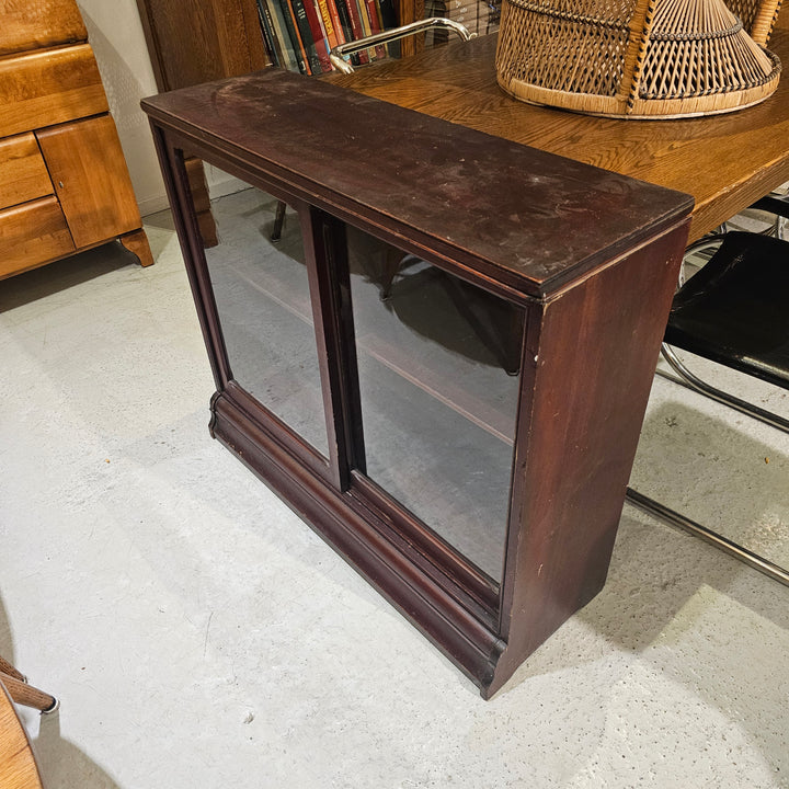 Antique Sliding Glass Door Display Cabinet