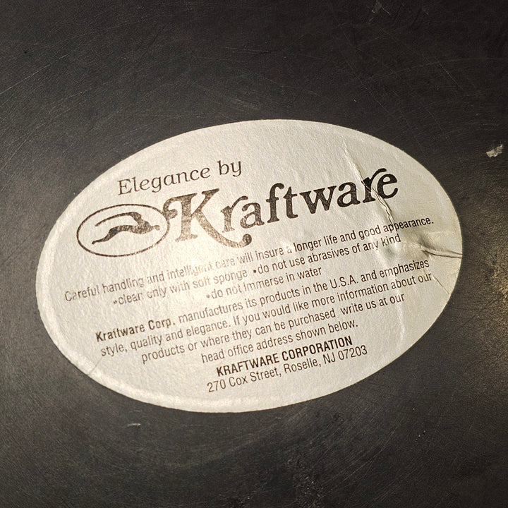 Kraftware Faux Black Marble Ice Bucket