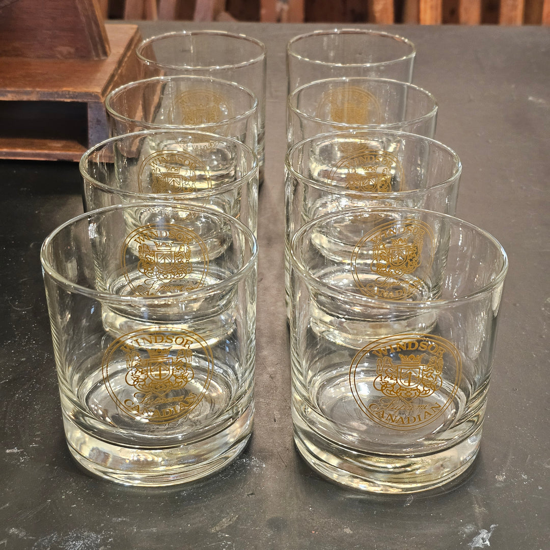 (8) Windsor Canadian Rocks Glasses