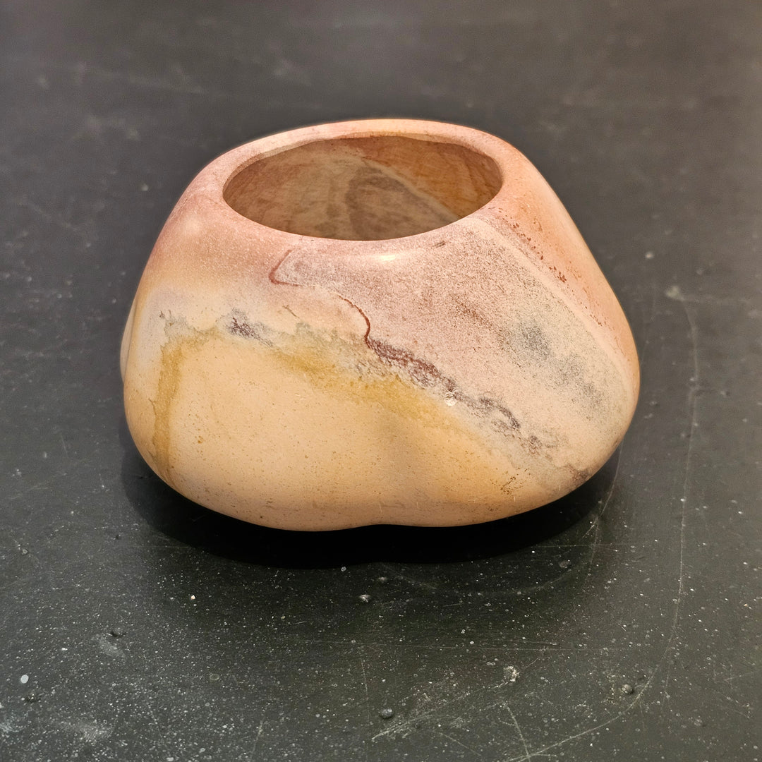 Handcarved Kissi Soapstone Trinket Dish Made in Kenya