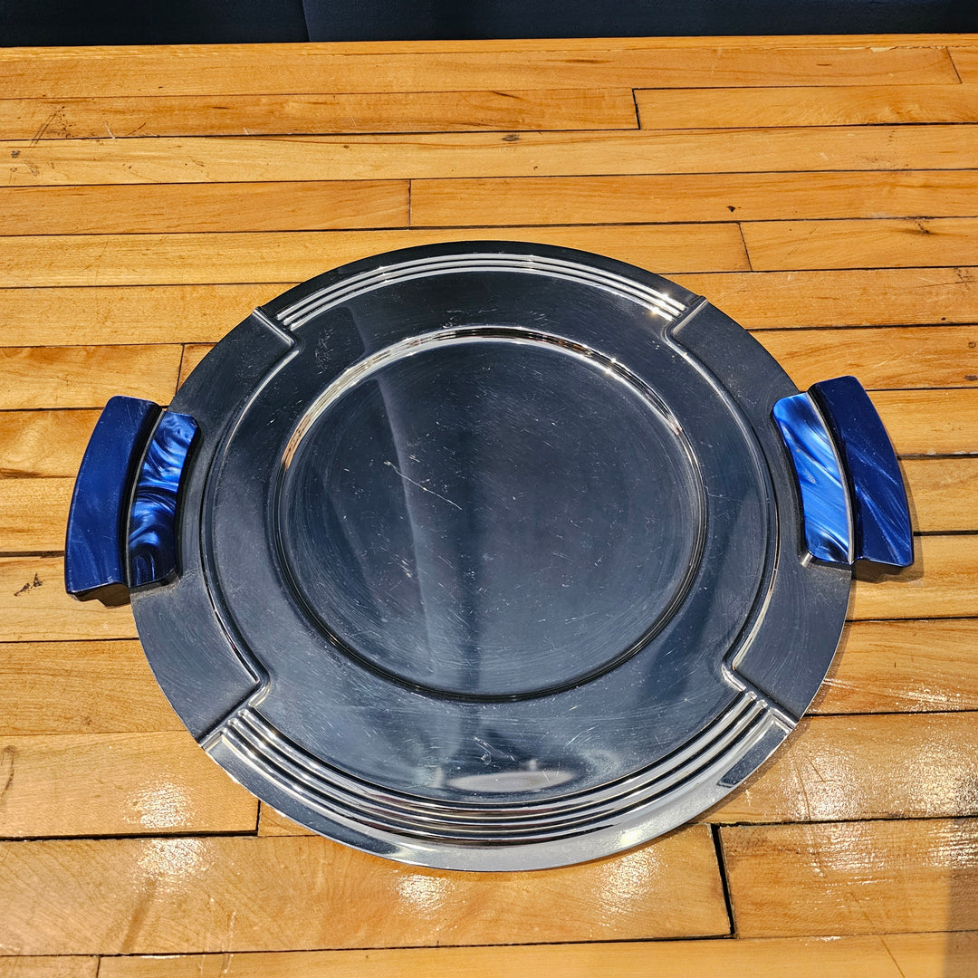 Jean Couzon Acier Inox Serving Tray