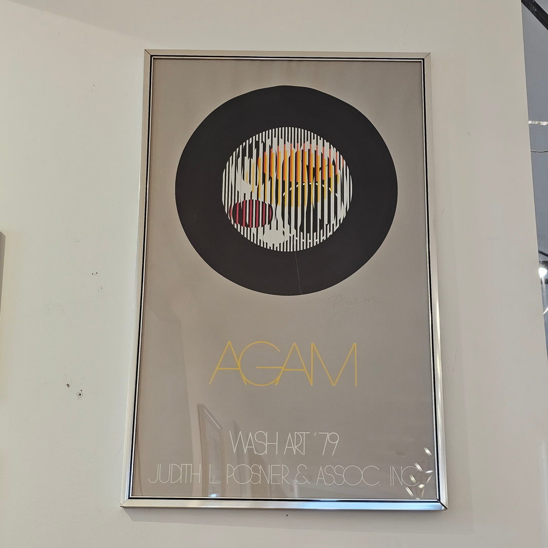Vintage Agam Framed Poster