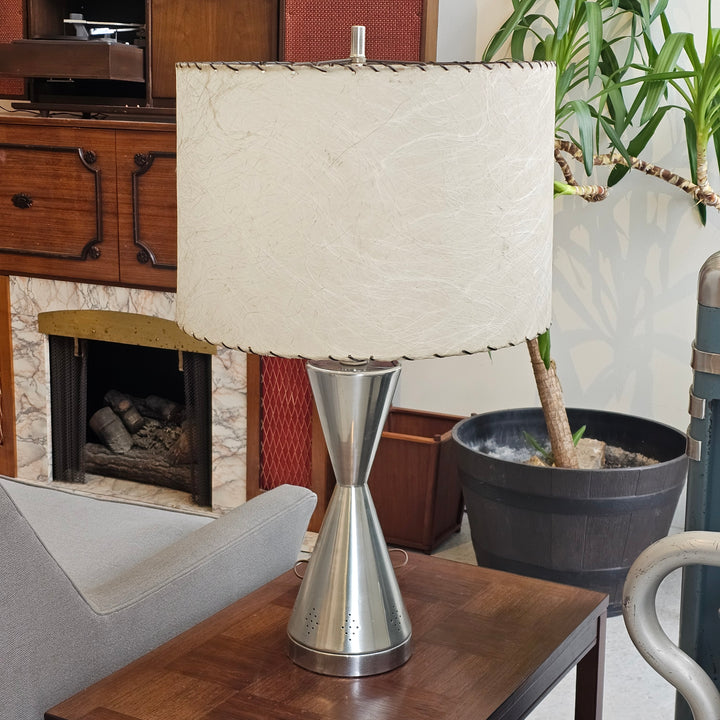 MCM Table Lamp w/ Fiberglass Shade