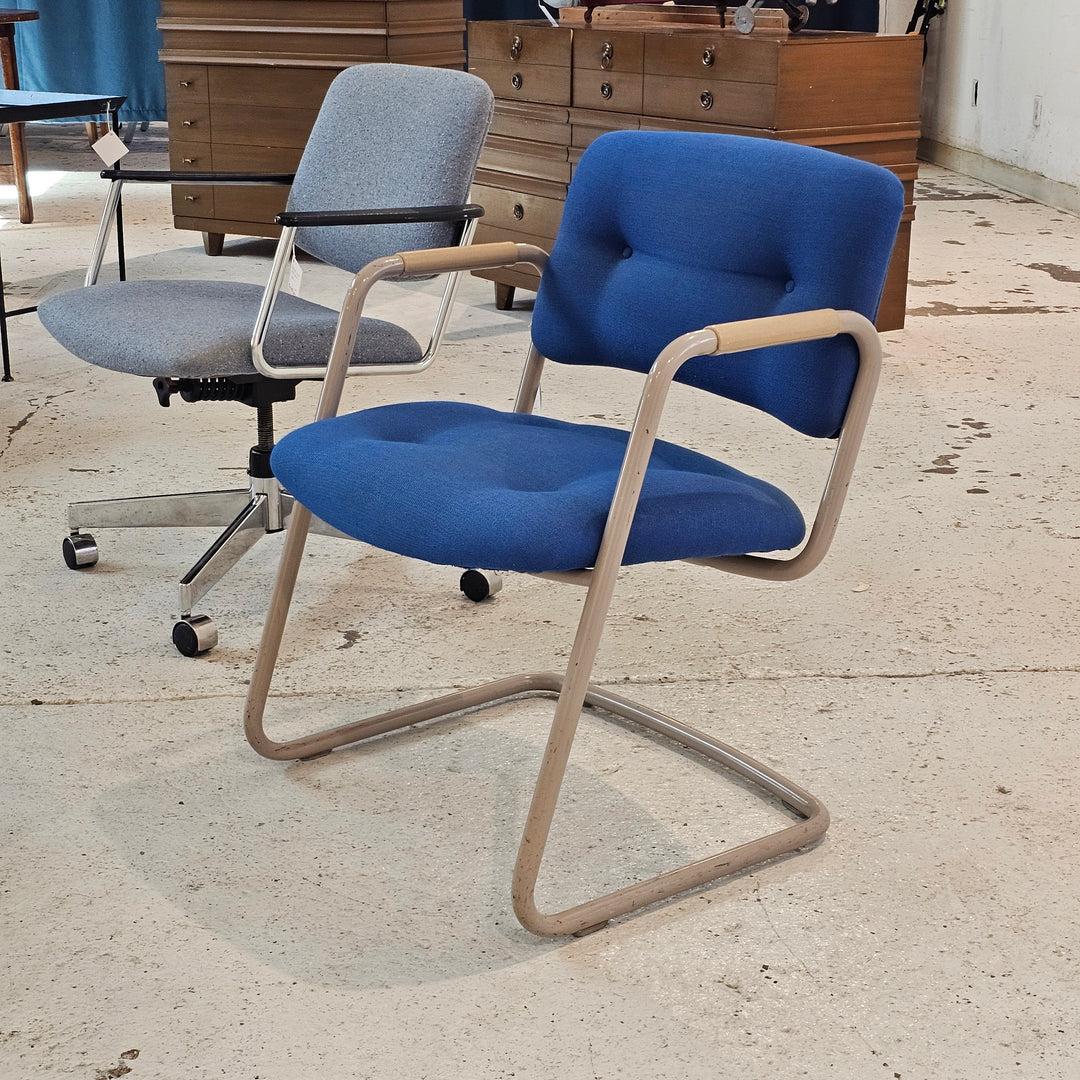Blue Steelcase Chair