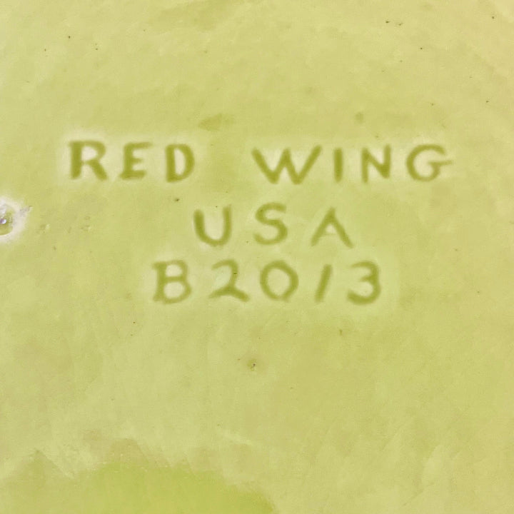 Red Wing Yellow/Green Ceramic Dish (B2013)