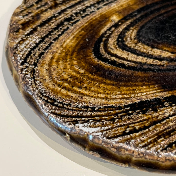 Set of 6 1960s Japanese Studio Pottery 6.5” Plates