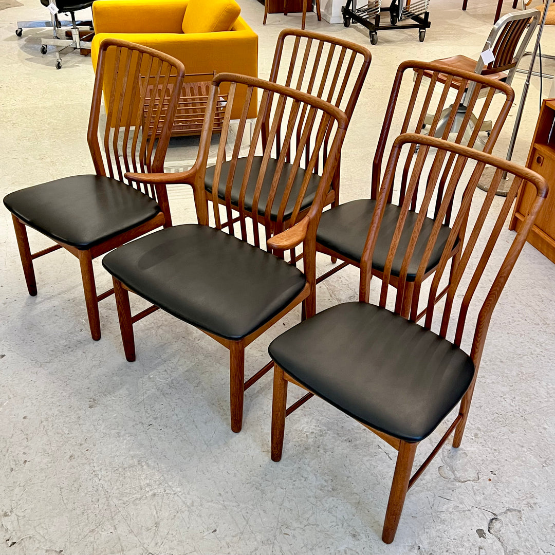 Set of 5 Svend A. Madsen for Moreddi Danish Dining Chairs