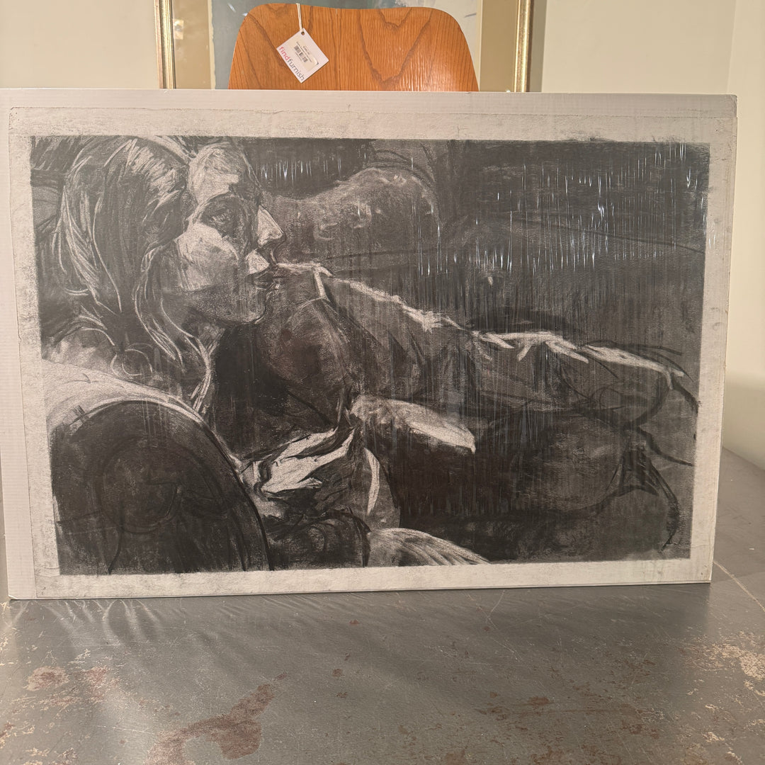 Luke Rockwell “Sascha II” charcoal