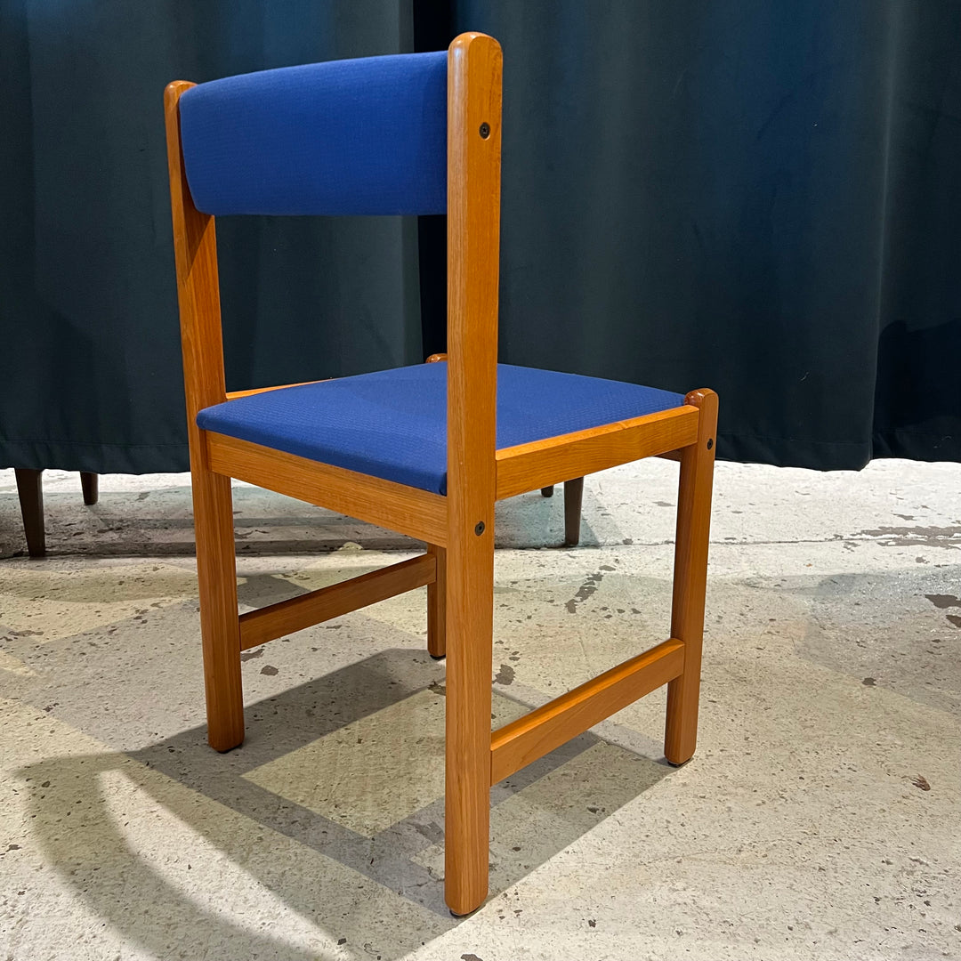 Set of 4 1980s Teak Dining Chairs