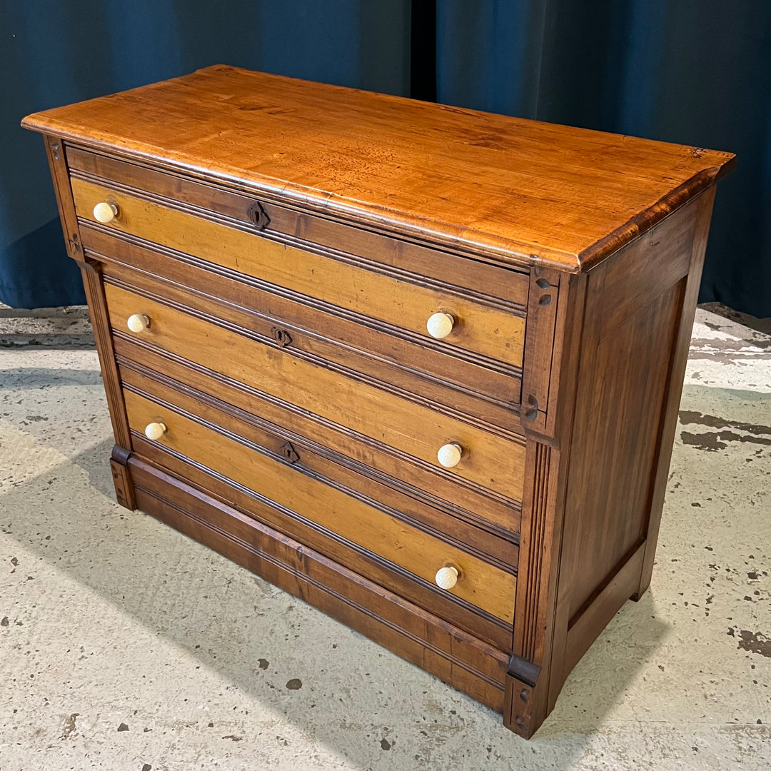 Antique Two-Tone Wooden Dresser