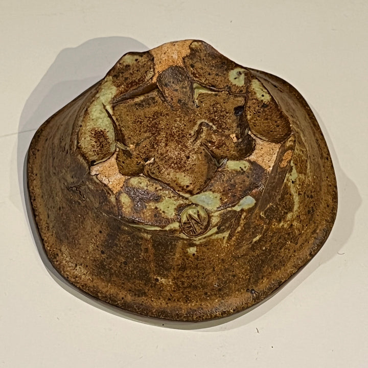 1970s Studio Pottery Hexagonal Bowl