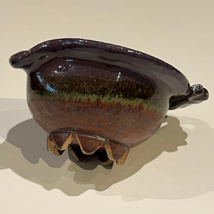 Purple Glazed Ceramic Creamer