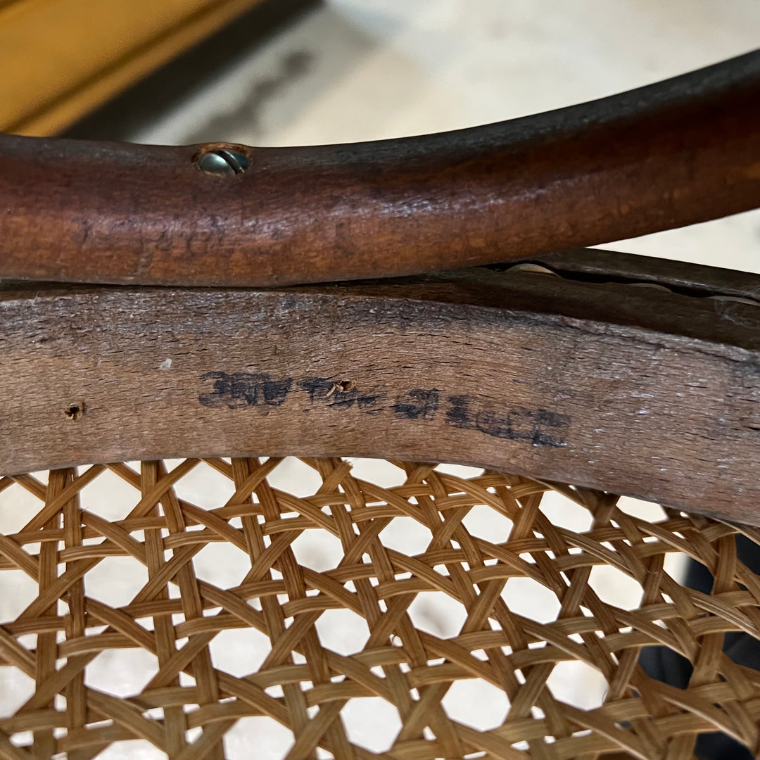 1930s-era Romanian Thonet Bentwood Armchair w/Caned Seat