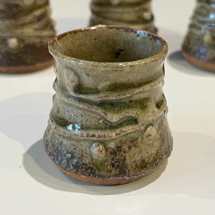 Set of 4 1970s Japanese Ceramic Sake Cups