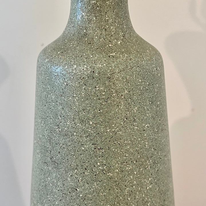 Pale Green Plasto Table Lamp w/Textured Shade