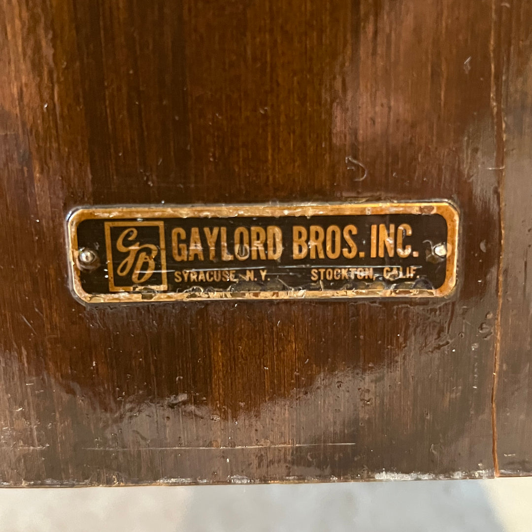 Gaylord Bros. Wood Library Book Cart