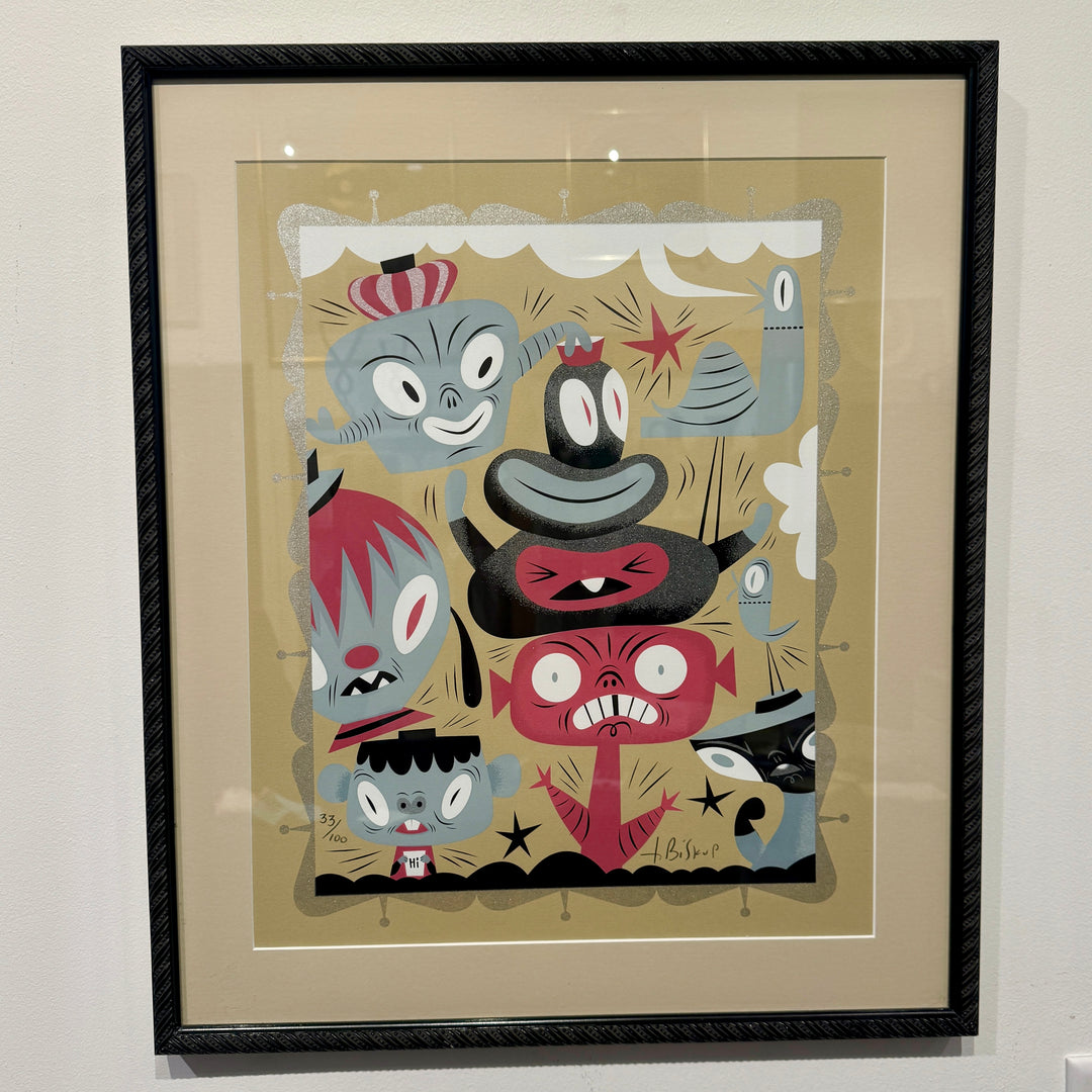 Framed And Signed Tim Biskup Serigraph
