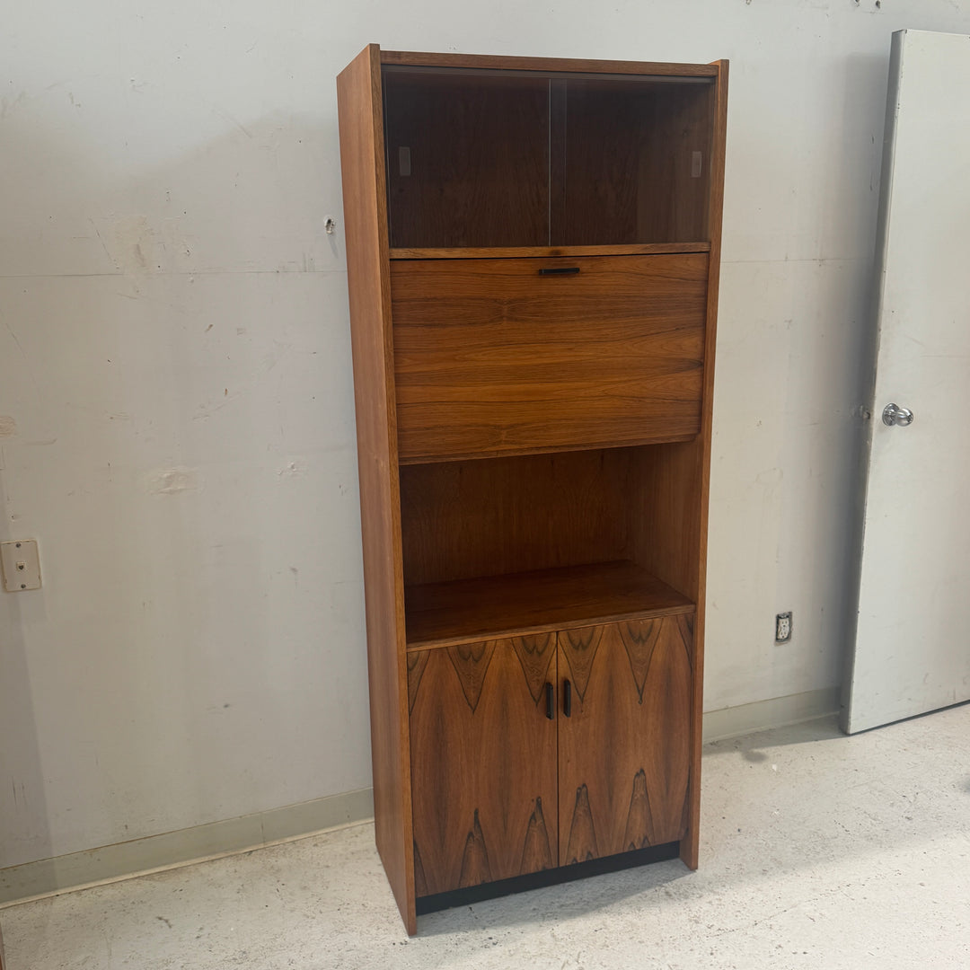 Natural Rosewood Bar Cabinet With Storage