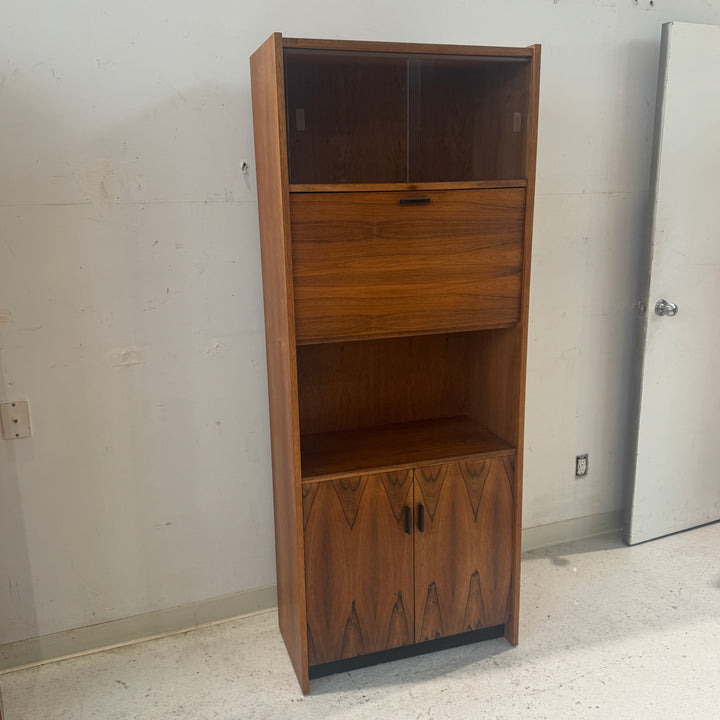 Natural Rosewood Bar Cabinet With Storage