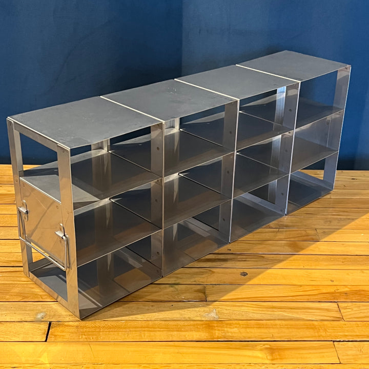12-Slot Stainless Autoclave CD Rack