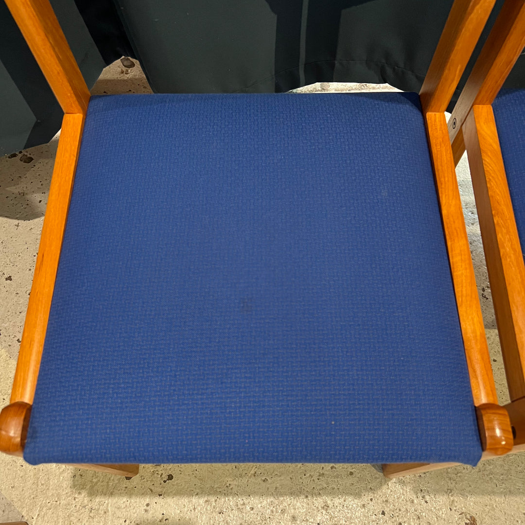 Set of 4 1980s Teak Dining Chairs