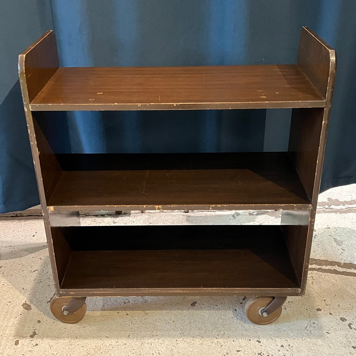 Gaylord Bros. Wood Library Book Cart