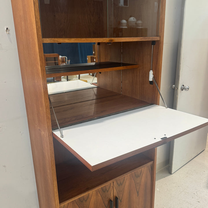 Natural Rosewood Bar Cabinet With Storage