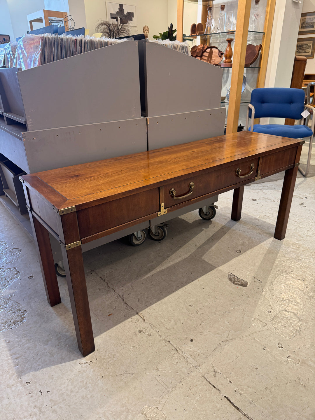 Lane Campaign Style Hall Table