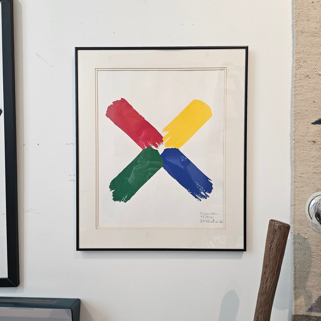 Framed Marimekko Style Artwork - Signed