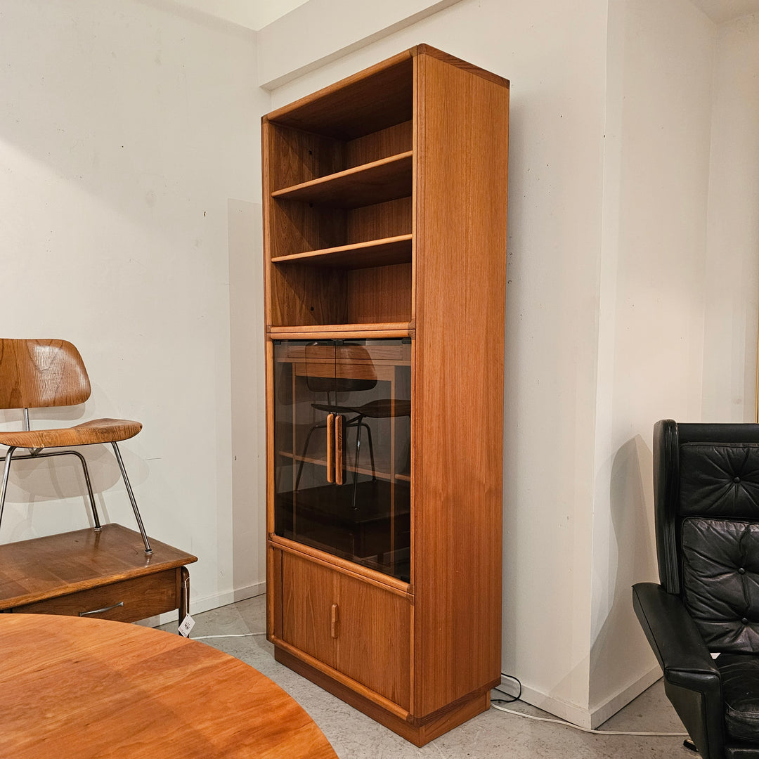 Large Teak & Glass Display Unit