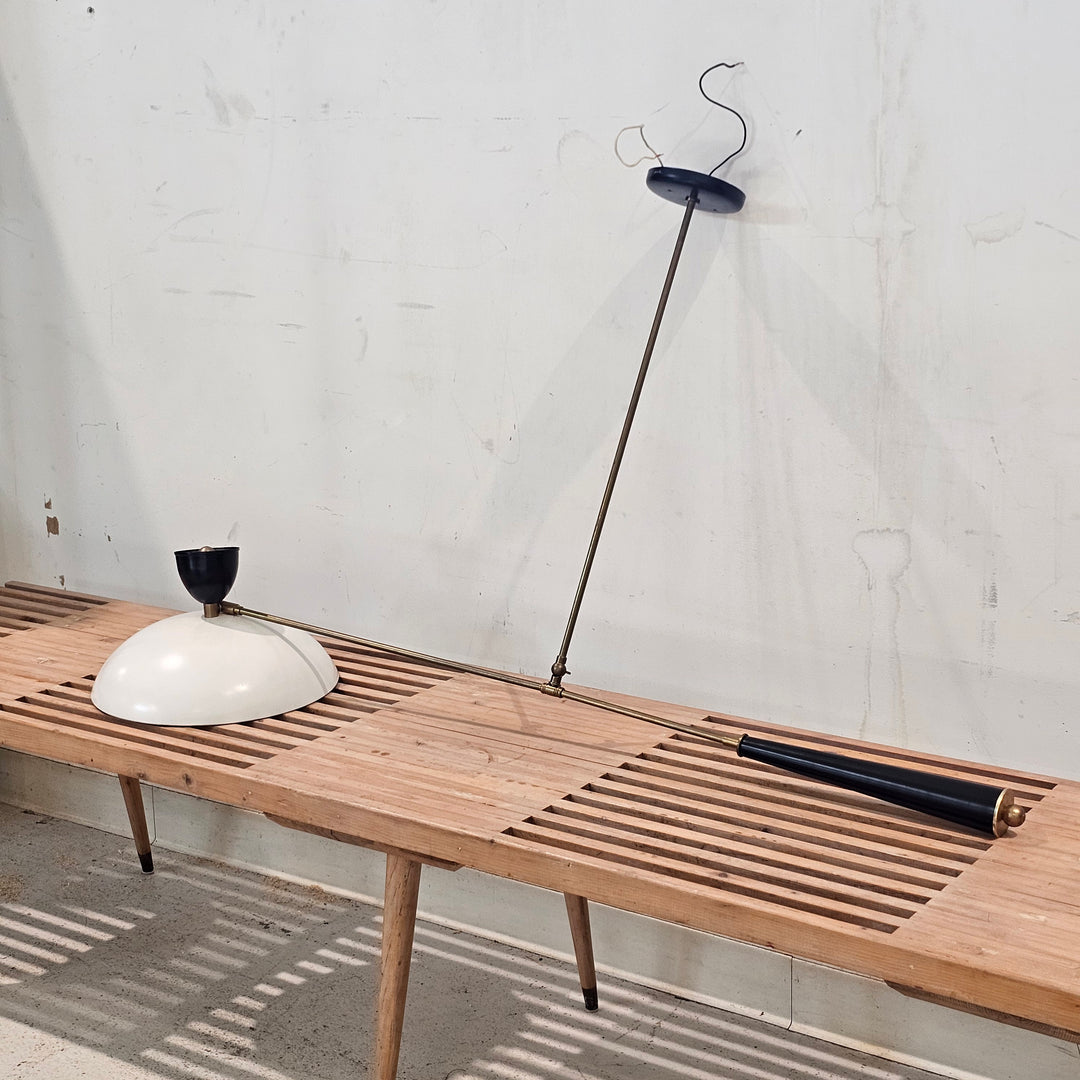 Vintage Counterbalance Stilnovo Style Light Fixture