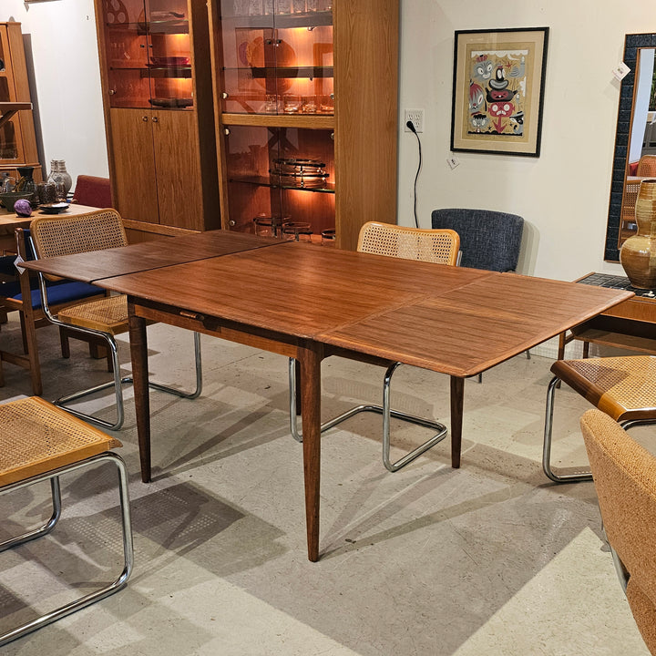 Teak Expanding Square Dining Table